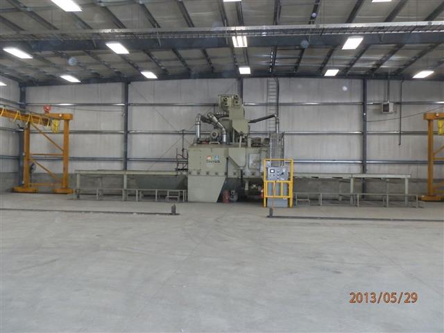 MetFin Series IV, 4428 Pass Thru Production Blast System, Machine ID: 5986